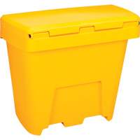 Salt & Sand Storage Bins, With Hasp, 21" x 27" x 26", 4.24 cu. ft., Yellow WestPier