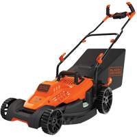 Lawn Mower with Comfort Grip Handle, Push Walk-Behind, Electric, 17" Cutting Width WestPier