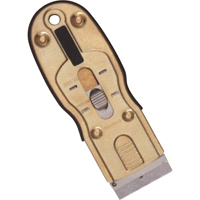 Grattoirs &agrave; lame de rasoir ergonomique, Lame Acier au carbone, Largeur 1-1/2", Manche Caoutchouc WestPier