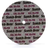 Scotch-Brite EXL Unitized Wheel, 6" x 1/4", 1/4" Arbor, Fine Grit, Silicon Carbide WestPier