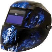 Masque de soudage Carrera ArcOne, 3" lo x 4" la Champ de vision, Teinte 9 - 13, Bleu WestPier