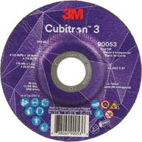 Meule &agrave; tronçonner Cubitron 3, 4-1/2" x 0,04", Arbre de 7/8", Type T27, C&eacute;ramique, 13 300 Tr/min WestPier