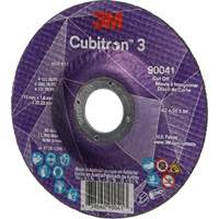 Meule &agrave; tronçonner Cubitron 3, 4-1/2" x 0,045", Arbre de 7/8", Type T27, C&eacute;ramique, 13 300 Tr/min WestPier
