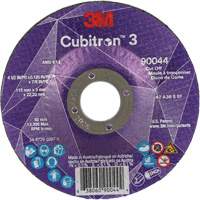 Meule &agrave; tronçonner Cubitron 3, 4-1/2" x 1/8", Arbre de 7/8", Type T27, C&eacute;ramique, 13 300 Tr/min WestPier