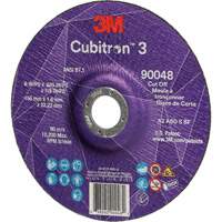 Meule &agrave; tronçonner Cubitron 3, 6" x 0,045", Arbre de 7/8", Type T27, C&eacute;ramique, 10 200 Tr/min WestPier