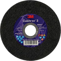 Disque de coupe Cubitron 3, 5" x 9/32", Arbre de 3/8", Type 41 WestPier