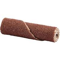 Metal R265 Cartridge Roll, P80 Grit, 3/8" Dia., Aluminum Oxide, 1-1/2" L, 1/8" Arbor WestPier
