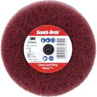 Scotch-Brite Roloc Plus General Purpose Scuffing Wheel, 4" Dia. WestPier