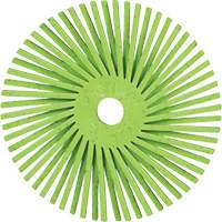 Scotch-Brite Type A Precision Radial Bristle Brush PN-RB, Ceramic, 50+ Grit, 3" Dia. WestPier