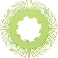 Brosse radiale en soies de pr&eacute;cision type S PN-RB sans adaptateur Scotch-Brite, C&eacute;ramique, Grain 50+, 8" dia. WestPier