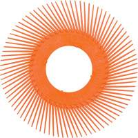 Brosse radiale en soies de pr&eacute;cision type C PN-RB sans adaptateur Scotch-Brite , C&eacute;ramique, Grain 80+, 7-5/8" dia. WestPier