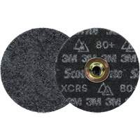 Scotch-Brite Precision Heavy-Duty Surface Conditioning Quick Change Disc, HD-DN, 5" Dia., 80+ Grit, Ceramic WestPier
