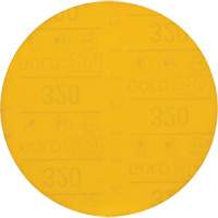 Hookit Gold Abrasive Disc, 6" Dia., 320 Grit, Aluminum Oxide, C-Weight WestPier