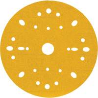 Hookit Gold Abrasive Disc, 6" Dia., 120 Grit, Aluminum Oxide, C-Weight WestPier