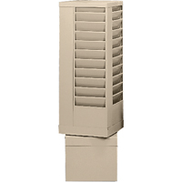 Literature Storage Racks, Rotating, 44 Slots, Steel, 14-1/8" W x 14-1/8" D x 48-1/2" H WestPier
