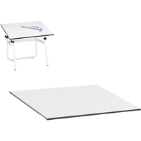 Table Top for Vista Adjustable Drawing Table, 48" W x 3/4" H, White OA910 | WestPier