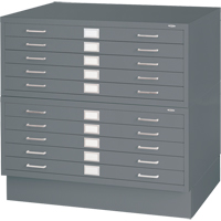 Steel Plan Files, 5 Drawers, 40-3/8" W x 29-3/8" D x 16-1/2" H WestPier