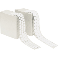 Attache en rondelle, Crochet, 1/2" dia., Adh&eacute;sif, Blanc WestPier