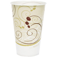 Disposable Cups, Paper, 12 oz., Multi-Colour OE075 | WestPier