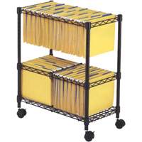 File Carts- 2-tier Rolling File Cart OE806 | WestPier