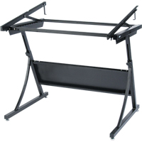 PlanMaster Height-Adjustable Drafting Table, 43" W x 29-1/2" - 37-1/2" H, Black OK005 | WestPier