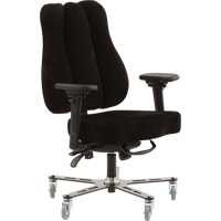 Vega™ Multi-Tilt Ergonomic Welding Chair, Fabric, Black/Grey OP281 | WestPier