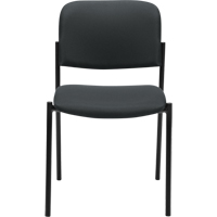 Armless Stacking Chairs, Fabric, 32" High, 300 lbs. Capacity, Charcoal OP320 | WestPier