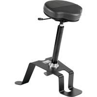 TA 200™ Ergonomic Sit/Stand Chair, Vinyl, Black OP455 | WestPier