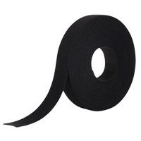 One-Wrap&reg; Fastener Tape, Hook & Loop, 25 yds x 1", Self-Grip, Black WestPier