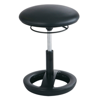 Twixt™ Ergonomic Chair, Stationary, Adjustable, 17" - 22", Polyester Mesh Seat, Black OP668 | WestPier