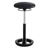 Twixt™ Ergonomic Chair, Stationary, Adjustable, 22" - 31-3/4", Polyester Mesh Seat, Black OP671 | WestPier