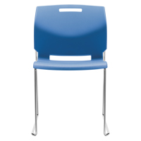 Chair, Plastic, 32-1/2" High, 300 lbs. Capacity, Blue OP934 | WestPier