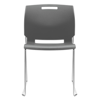 Chair, Plastic, 32-1/2" High, 300 lbs. Capacity, Grey OP935 | WestPier