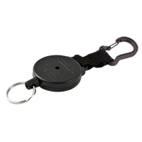 Securit Retractable Key Holder, Polycarbonate, 28" Cable, Carabiner Attachment WestPier