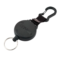 Securit Retractable Key Holder, Polycarbonate, 28" Cable, Carabiner Attachment WestPier