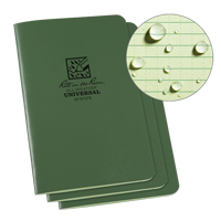 Carnet de notes, Couverture souple, Vert, 48 Pages, 4-5/8" , 7"  WestPier