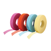 One-Wrap<sup>®</sup> Cable Management Tape, Hook & Loop, 25 yds x 5/8", Self-Grip, Yellow OQ535 | WestPier