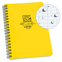 Side-Spiral Notebook, Soft Cover, Yellow, 64 Pages, 4-5/8" W x 7" L OQ546 | WestPier