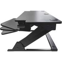 Goya™ Sit-Stand Workstation, Desktop Unit, 20" H x 42" W x 16" D, Black OQ762 | WestPier