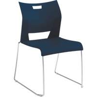 Duet™ Armless Training Chair, Plastic, 33-1/4" High, 350 lbs. Capacity, Blue OQ781 | WestPier