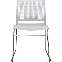 Activ™ Series Stacking Chairs, Polypropylene, 32-3/8" High, 275 lbs. Capacity, Grey OQ955 | WestPier