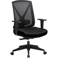 Activ™ Series Premium Synchro-Tilt Adjustable Chair, Fabric/Mesh, Black, 250 lbs. Capacity OQ962 | WestPier