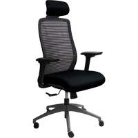 Era™ Series Adjustable Office Chair with Headrest, Fabric/Mesh, Black, 250 lbs. Capacity OQ968 | WestPier