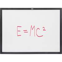 Black MDF Frame Whiteboard, Dry-Erase/Magnetic, 48" W x 36" H OR132 | WestPier