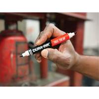 Markal&reg; Dura-Ink&reg; Dual Colour Permanent Ink Marker, Black/Red, Bullet Tip WestPier
