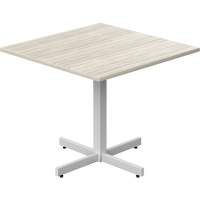 Newland Height-Adjustable Square Table, 36" L x 36" W x 29" H, 1" Top, Laminate, Tan WestPier