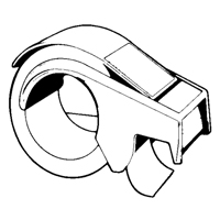 Distributeur manuel de ruban adh&eacute;sif, Standard, Convient au ruban de largeur de 50,8 mm (2") WestPier