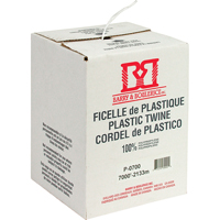 Ficelle d'arrimage, Polypropyl&egrave;ne, 7000' Longueur WestPier