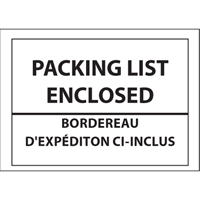 Packing List Envelopes, 4" L x 5" W, Backloading Style WestPier