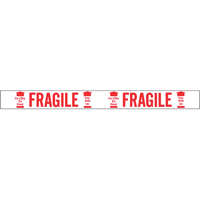 Bilingual Printed Tape – Fragile This Side Up , Red on White WestPier